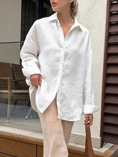 Casual Button - Up Long Sleeve Shirt - Your Second Look