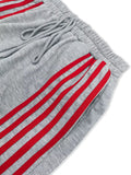 Casual Striped Sweatshirt and Pants Set - Your Second Look