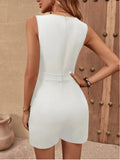 Chain Decor Romper with Pockets - Your Second Look