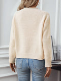 Christmas Tree Round Neck Raglan Sleeve Sweater - Your Second Look
