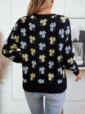 Clover Round Neck Long Sleeve Sweater - Your Second Look