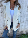 Collared Neck Long Sleeve Blazer - Your Second Look