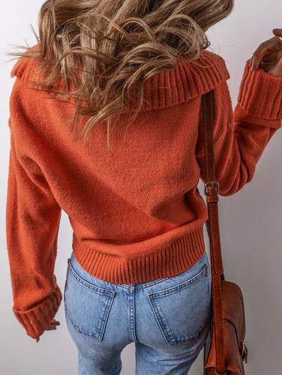 Collared V Neck Sweater - Your Second Look