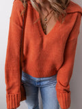 Collared V Neck Sweater - Your Second Look