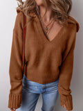 Collared V Neck Sweater - Your Second Look
