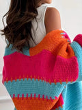 Color Block Drop Shoulder Cardigan - Your Second Look