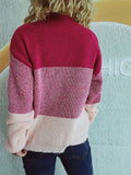 Color Block Long Sleeve Sweater - Your Second Look