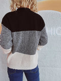 Color Block Long Sleeve Sweater - Your Second Look