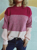 Color Block Long Sleeve Sweater - Your Second Look