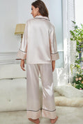 Contrast Piping Pajama Set - Your Second Look