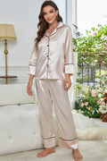 Contrast Piping Pajama Set - Your Second Look