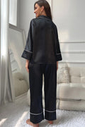 Contrast Piping Pajama Set - Your Second Look
