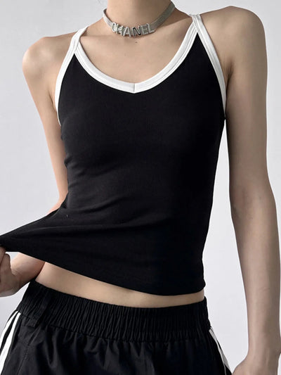 Contrast Trim Cami Top - Your Second Look