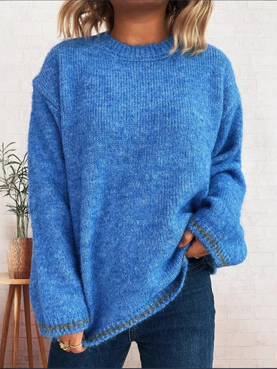 Contrast Trim Sweater - Your Second Look