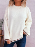Contrast Trim Sweater - Your Second Look