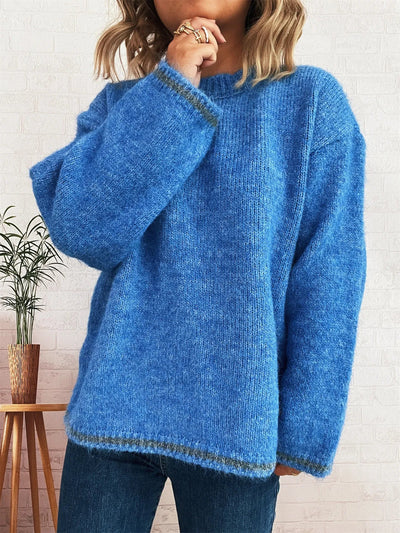 Contrast Trim Sweater - Your Second Look