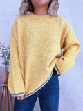 Contrast Trim Sweater - Your Second Look