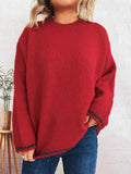 Contrast Trim Sweater - Your Second Look