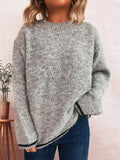 Contrast Trim Sweater - Your Second Look