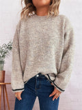 Contrast Trim Sweater - Your Second Look