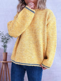 Contrast Trim Sweater - Your Second Look