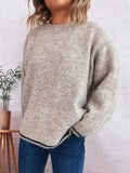 Contrast Trim Sweater - Your Second Look