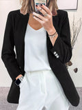 Corduroy Lapel Collar Casual Blazer - Your Second Look