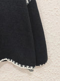 Cozy Contrast Stitching Sweater - Your Second Look