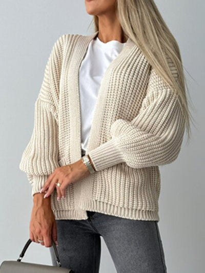Cozy Open Front Cardigan - Your Second Look
