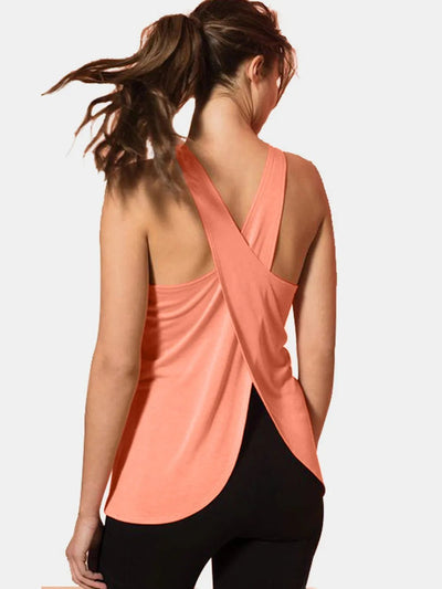 Crisscross Scoop Neck Active Tank - Your Second Look