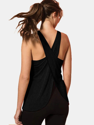 Crisscross Scoop Neck Active Tank - Your Second Look