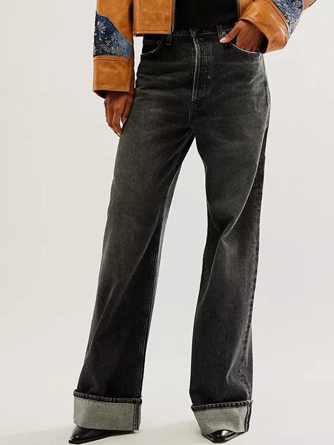 Cuffed Jeans with Pockets - Your Second Look