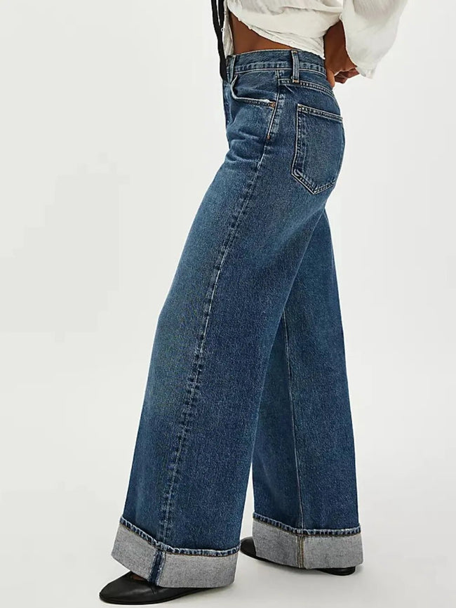 Cuffed Jeans with Pockets - Your Second Look