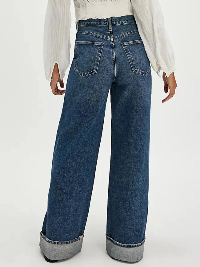 Cuffed Jeans with Pockets - Your Second Look