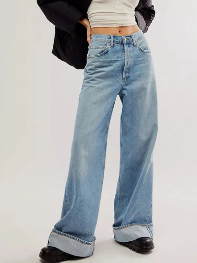 Cuffed Jeans with Pockets - Your Second Look