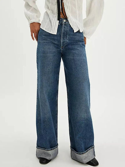 Cuffed Jeans with Pockets - Your Second Look