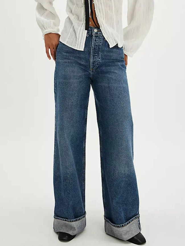 Cuffed Jeans with Pockets - Your Second Look