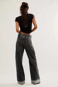Cuffed Jeans with Pockets - Your Second Look