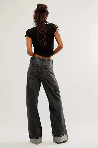 Cuffed Jeans with Pockets - Your Second Look