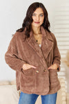 Culture Code Double Breasted Fuzzy Coat - Your Second Look
