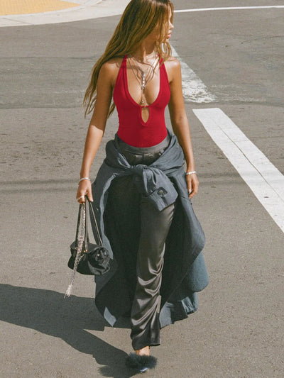 Cutout Ribbed Tank Top - Your Second Look