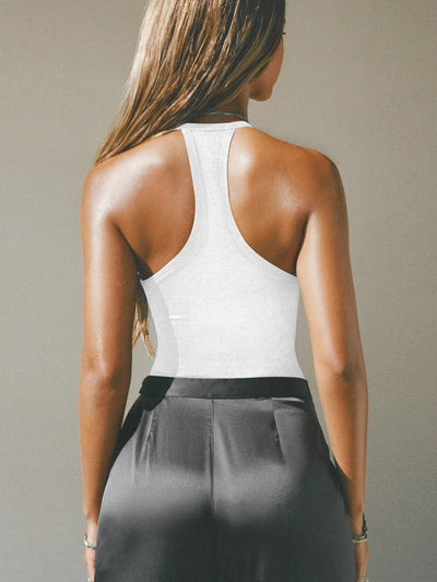 Cutout Ribbed Tank Top - Your Second Look