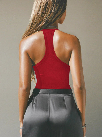 Cutout Ribbed Tank Top - Your Second Look