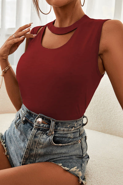 Cutout Sleeveless Top - Your Second Look