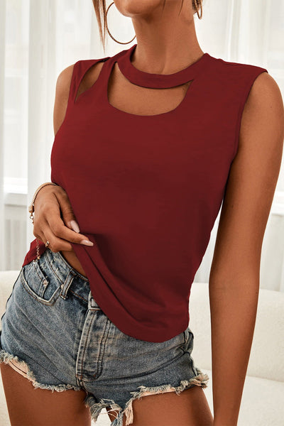 Cutout Sleeveless Top - Your Second Look