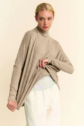 Davi & Dani Turtleneck Long Sleeve Knit Top - Your Second Look