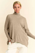 Davi & Dani Turtleneck Long Sleeve Knit Top - Your Second Look