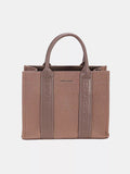David Jones Canvas Tote Handbag with Contrast Leather Handles - Your Second Look