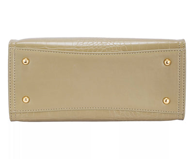 David Jones Crocodile Pattern Handbag - Your Second Look