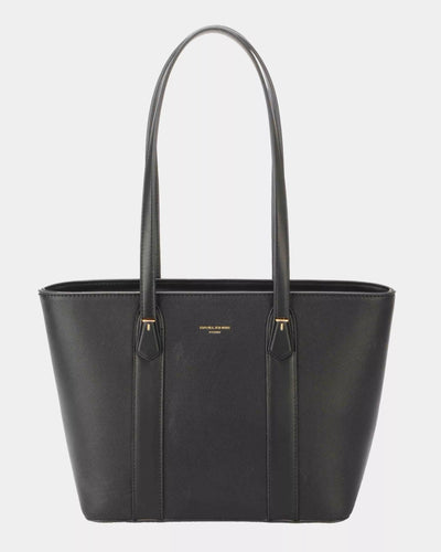 David Jones Leather Tote Bag with Gold Hardware - Your Second Look